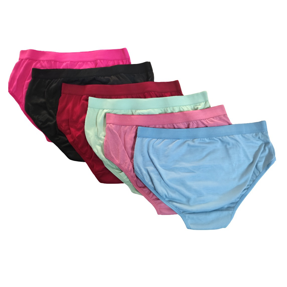 Akakee, Women's Cotton Blend Multicolor Panty (Pack of 6)