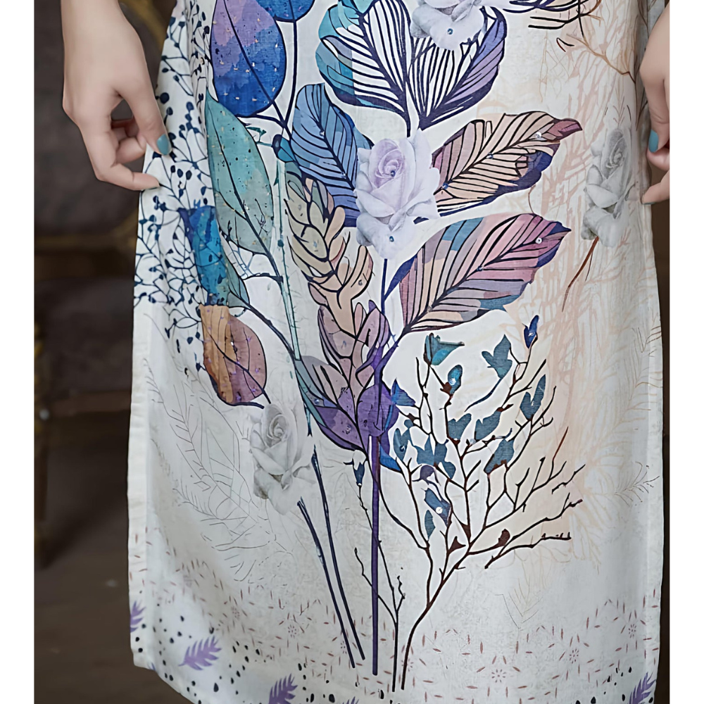 Cream Suits With Handwork In Pure Viscose Muslin Fabrics (Pack of 1)