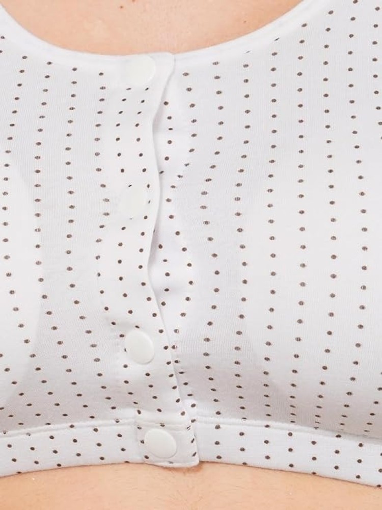 Front Open Cotton Bra – Polka Dot Nursing & Maternity Wear (pack of 1)