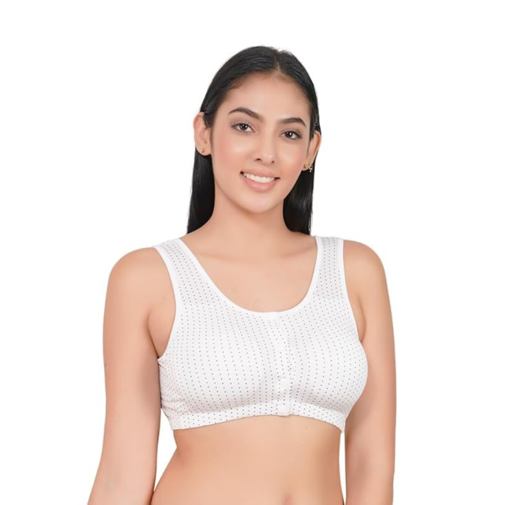 Front Open Cotton Bra – Polka Dot Nursing & Maternity Wear (pack of 1)