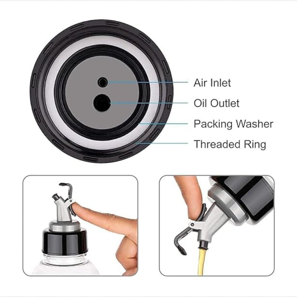 Royal Eagal, 500 ml Plastic Cooking Oil / Vinegar Dispenser (Pack of 1)