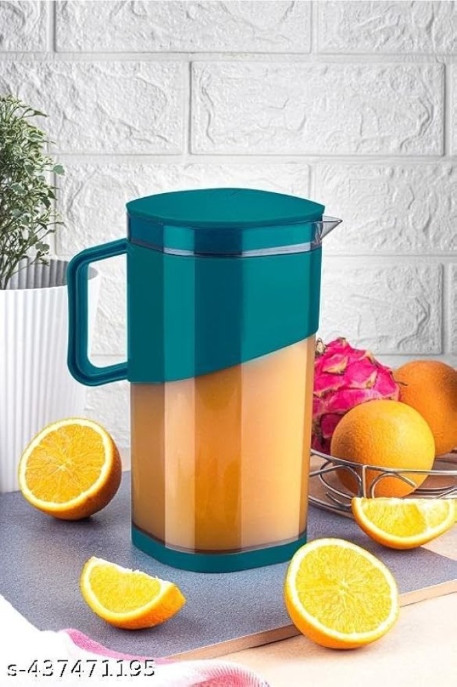 ROYAL EAGLE Plastic Ravish Jug with Lid | Water Jug for Dining Table & Kitchen | Ideal for Serving Ice Tea, , Mocktails, Cocktails & Beverages | Stylish BPA-Free Pitcher– 1800 ml