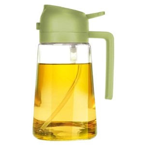 ROYAL EAGLE 2-in-1 Oil Dispenser Bottle | Pour & Spray Function | Leak-Proof  Oil Sprayer for Cooking, BBQ, Salad | 500ml Capacity