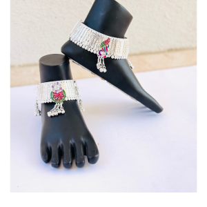 Women's Silver Plated Heavy Ghungharu, Payel / Anklet Pair (Pack of 1)