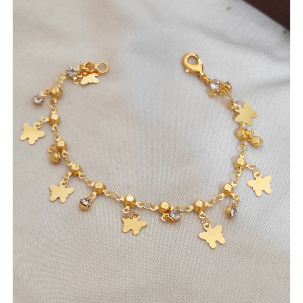 Butterfly Charm Gold Bracelet for Women (Pack of 1)