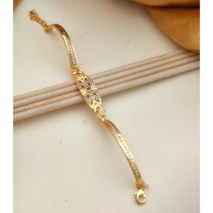 Floral Stone-Studded Designer Bracelet for Women (Pack of 1)