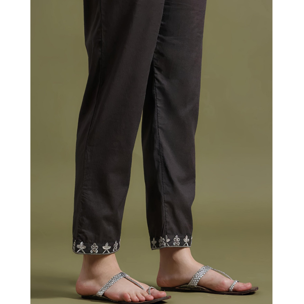 Women's Embroidered Vertigen Anarkali Kurta with Dupatta (Pack of 1)